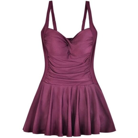 "Vintage  Swim wear, Women's Classic Swimwear Tummy Control dress" - Picture 4 of 5